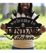 Personalized Kitchen Signs Wall Decor