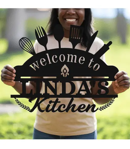 Personalized Kitchen Signs Wall Decor