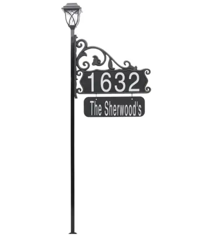 Boardwalk Sign with Name Plate